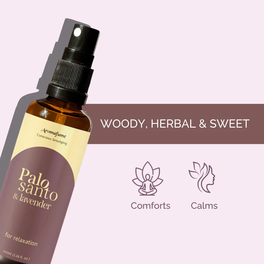 Aromafume Smudge Spray - Palo Santo & Lavender