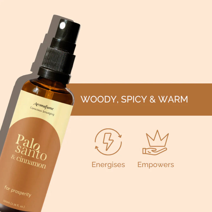 Aromafume Smudge Spray - Palo Santo & Cinnamon