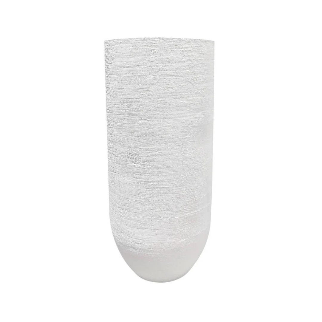 One white textured Planter tall