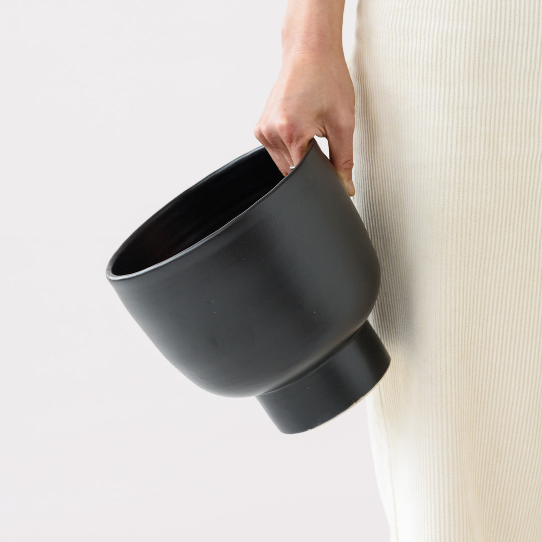 Shing Plinth Planter - Black - Shop Online!
