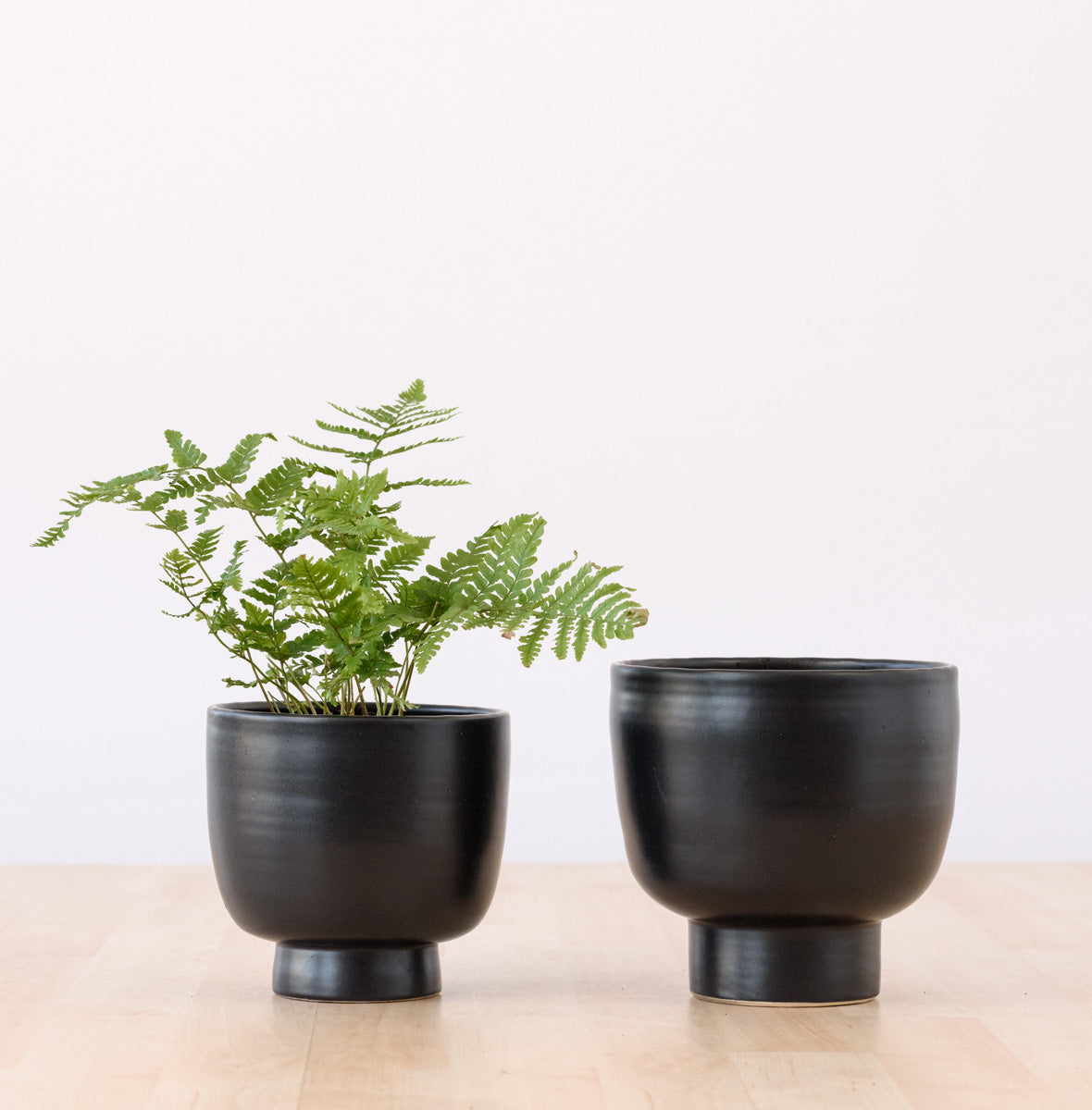 indoor plant pots south africa Shing Plinth Planter - Black