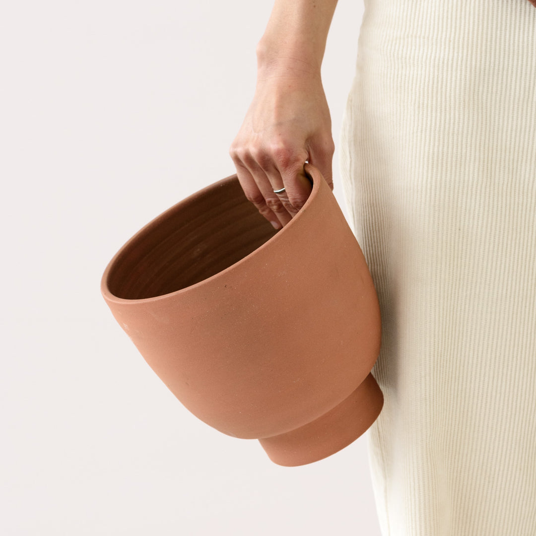 Shing Plinth Planter - Terracotta - Shop Online!