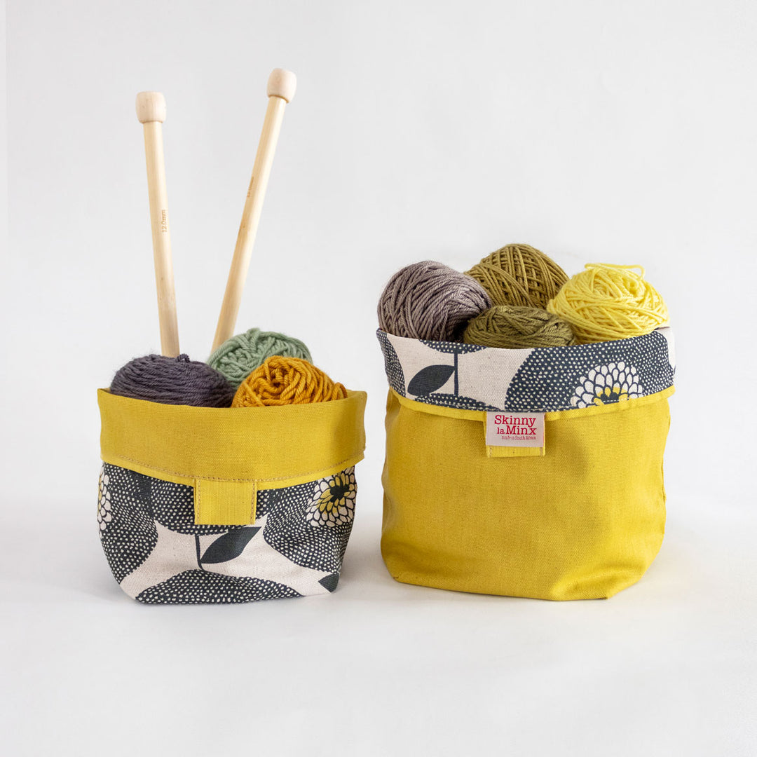Reversible Soft Bucket - Flowerfields - Penny Black - Shop Online!