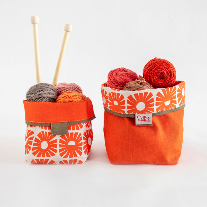 Reversible Soft Bucket - Sunshine - Persimmon - Shop Online!