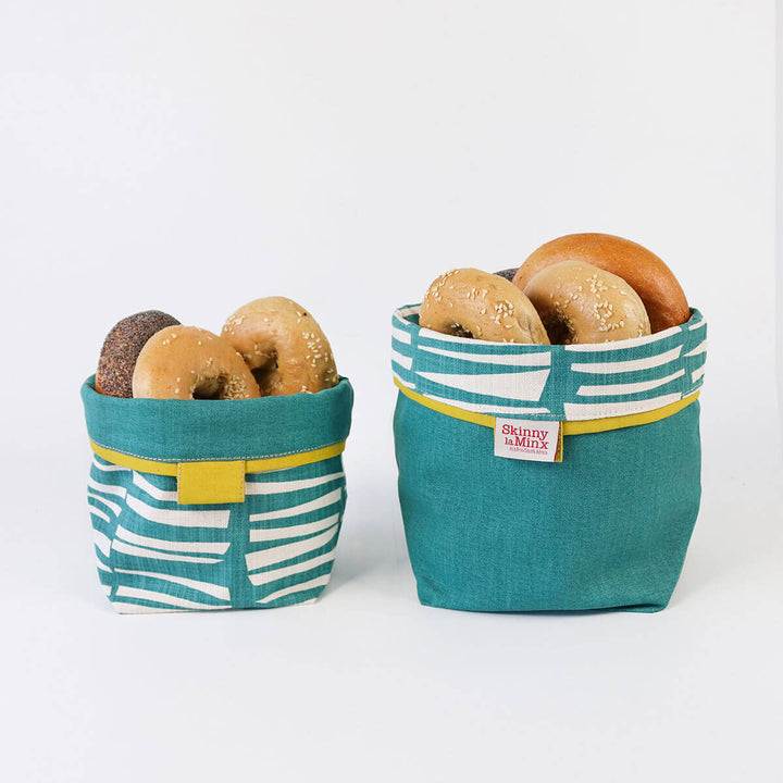 Reversible Soft Bucket - Woodpile - Teal - Shop Online!