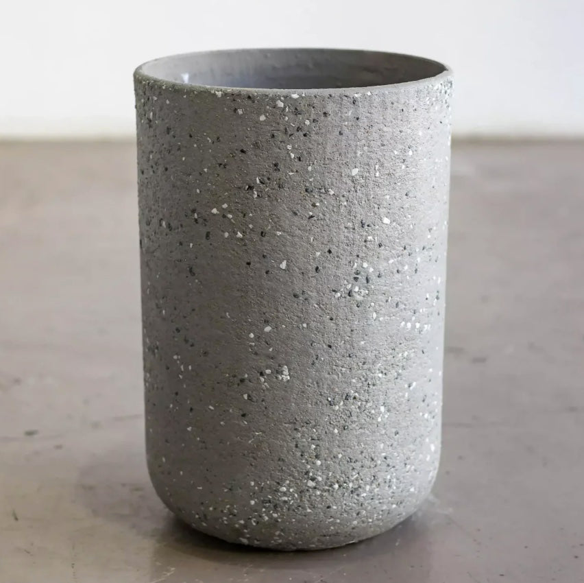 Temple Planter - Stone Terrazzo