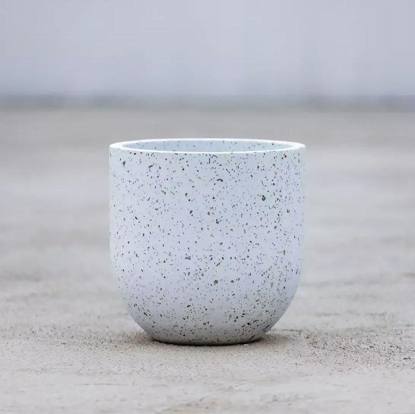 Waterkant Planter - White Terrazzo