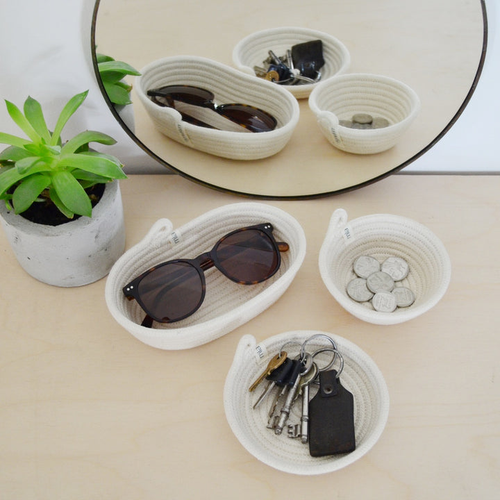 Mia Melange - Petite Oval Basket - Shop Online!