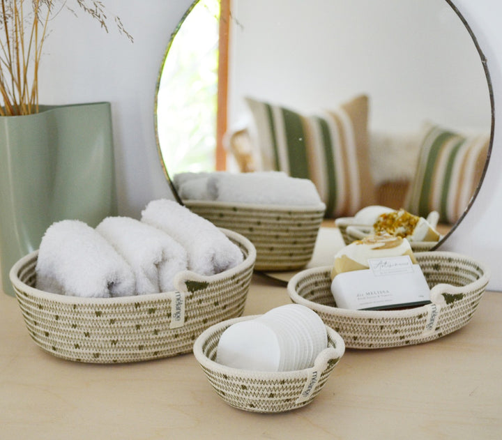 Mia Melange - Petite Oval Basket - Shop Online!