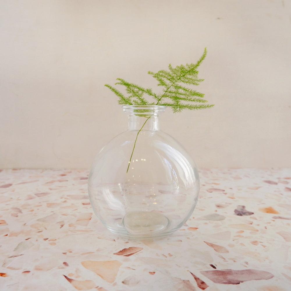Glass Vase - Belly Round - Shop Online!
