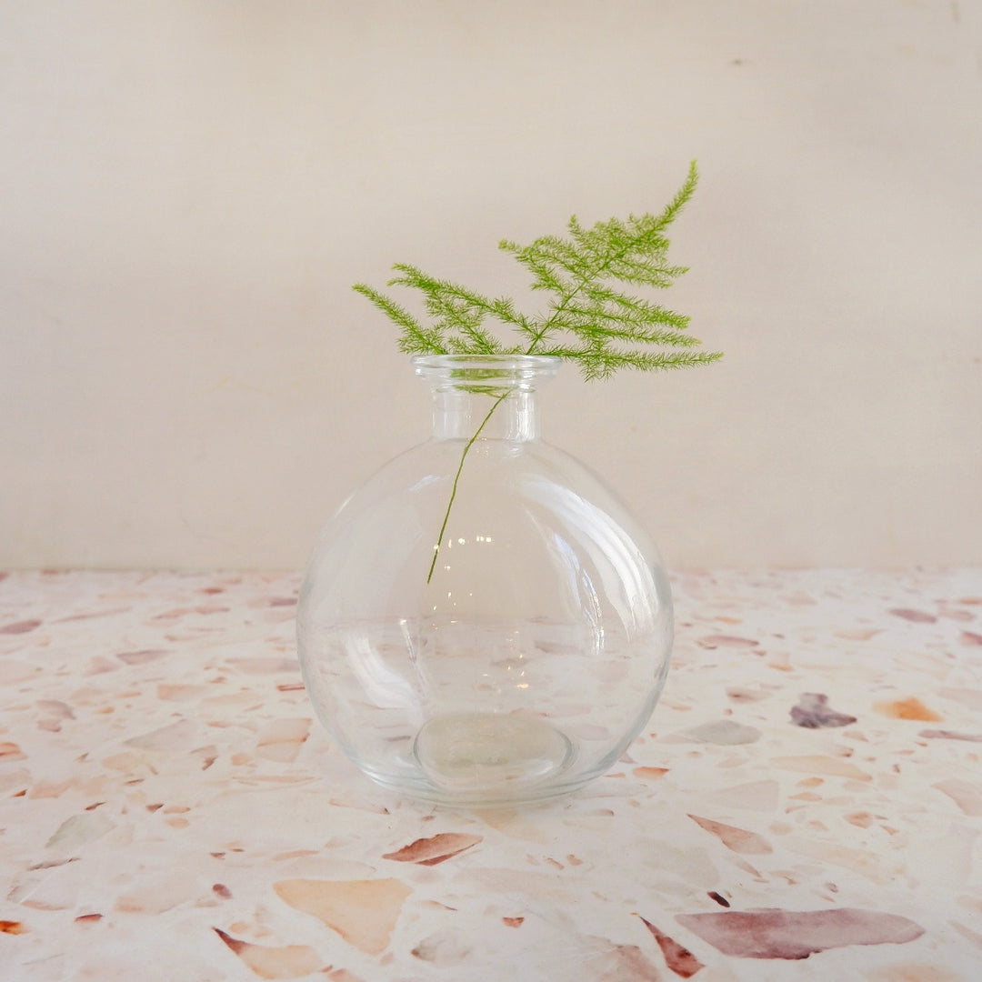 Glass Vase - Belly Round - Shop Online!