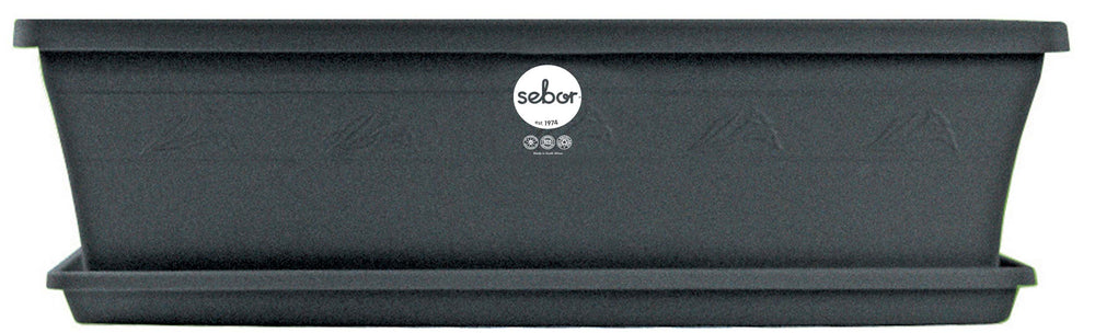 Sebor Sill Planter - Charcoal - Shop Online!
