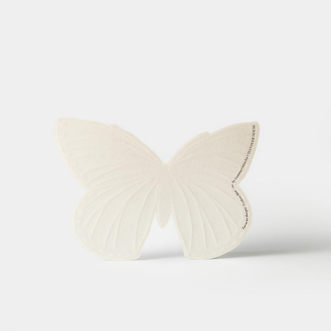 Gemma orkin Butterfly-shaped Gift card writting side