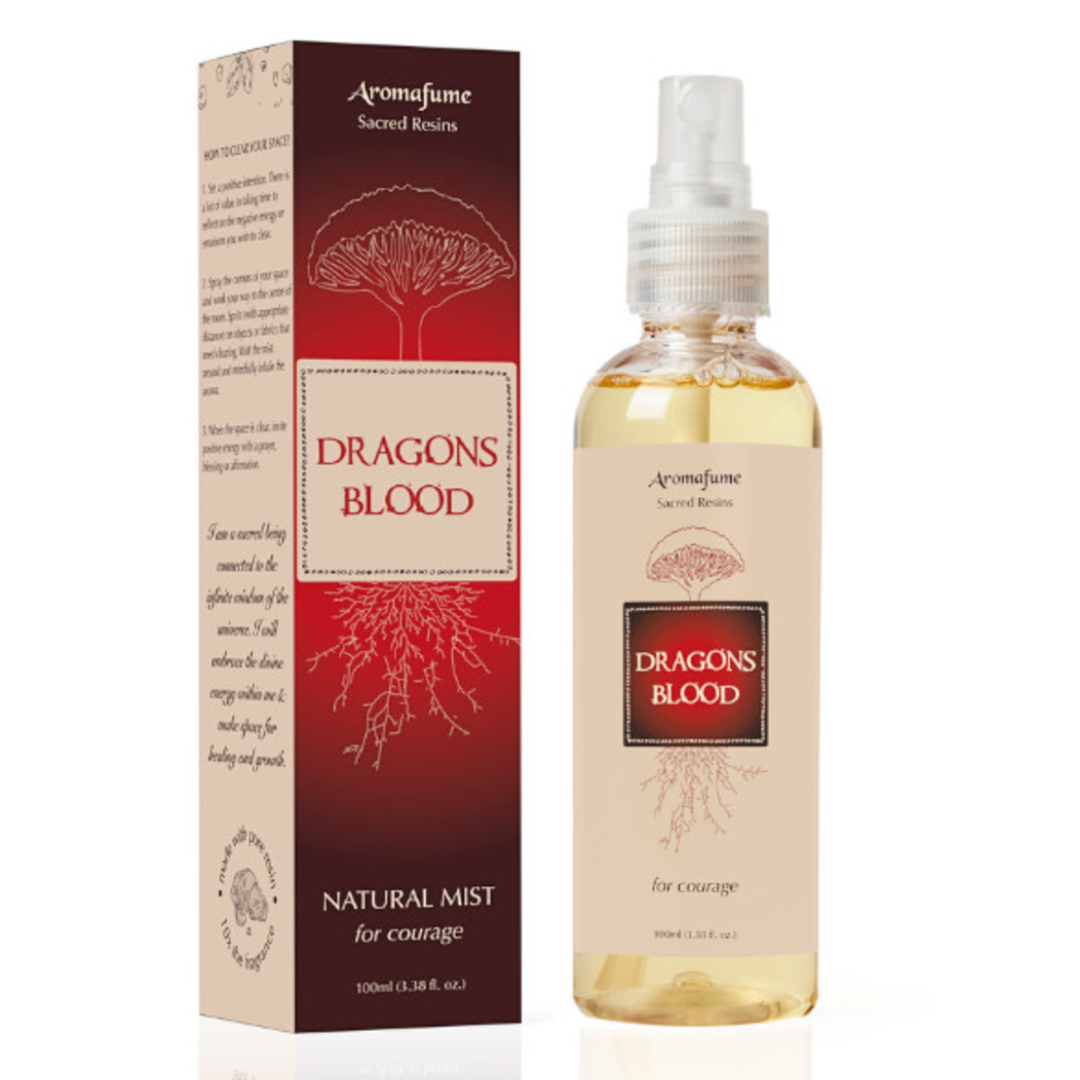 Dragons Blood Spray on White Background 
