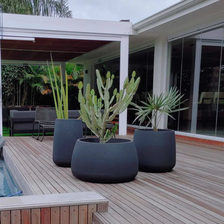 Bios Planter - Black Slate