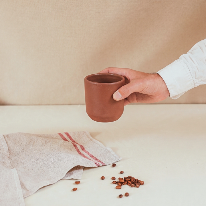 Ceramic Cup - Terracotta