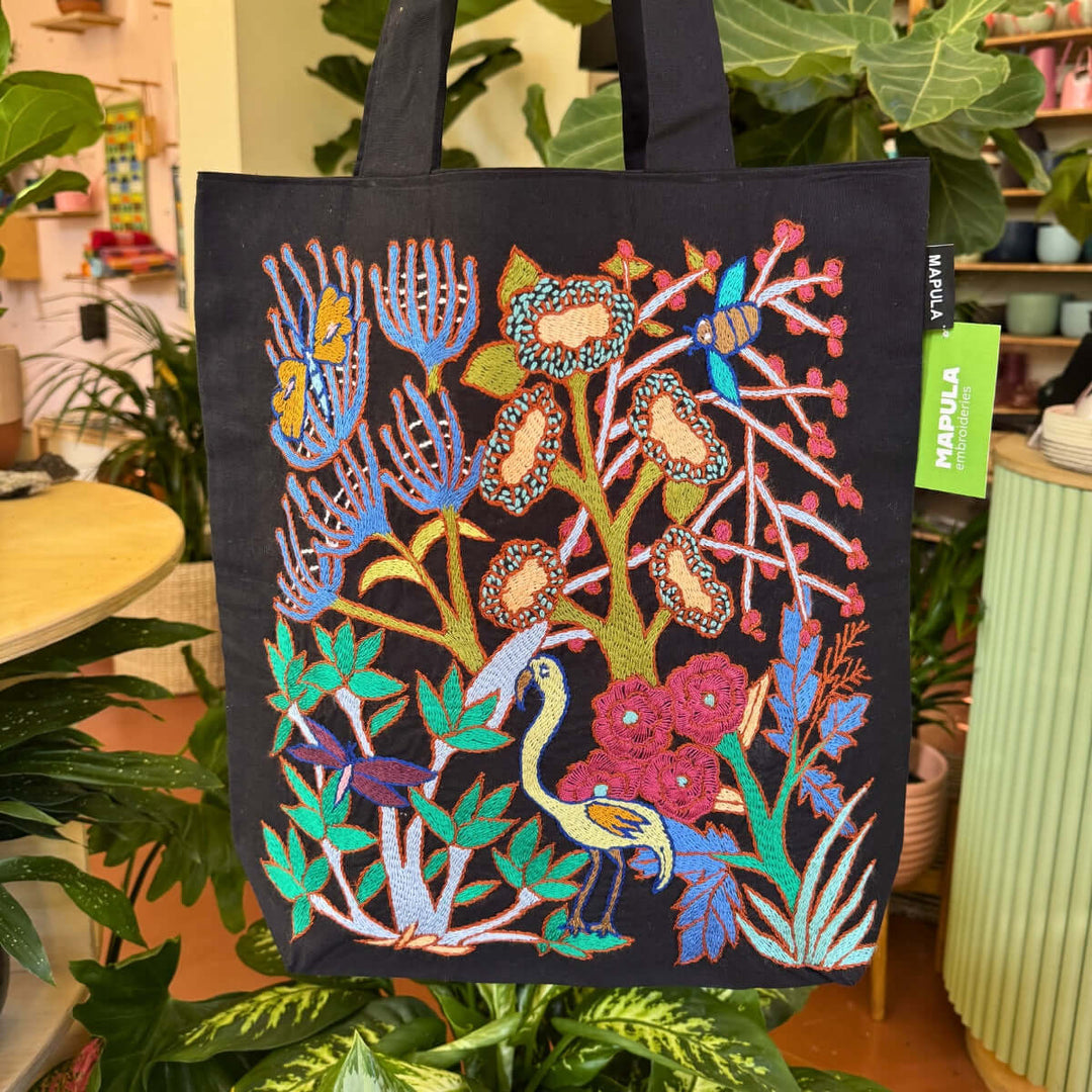 Mapula Embroidered Tote Bag