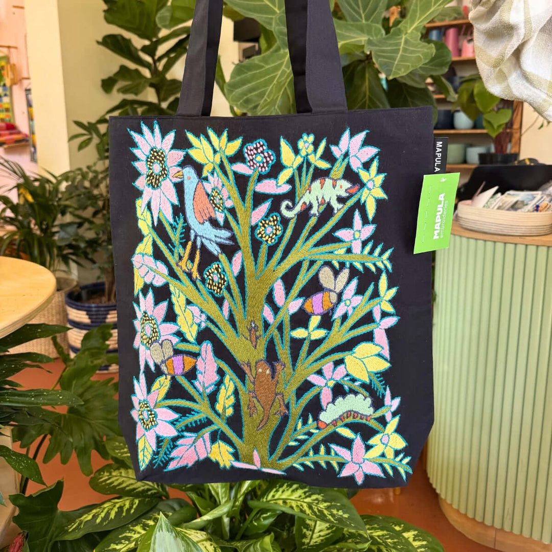 Mapula Embroidered Tote Bag