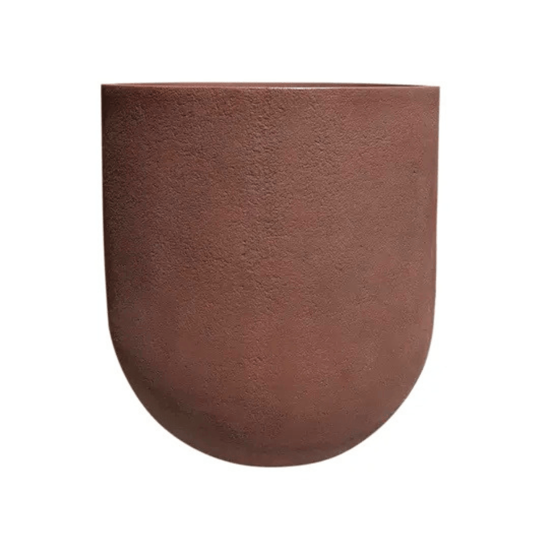 Rustic Cask Planter - Corten Steel with textured finish and modern design, perfect for homes and patios.