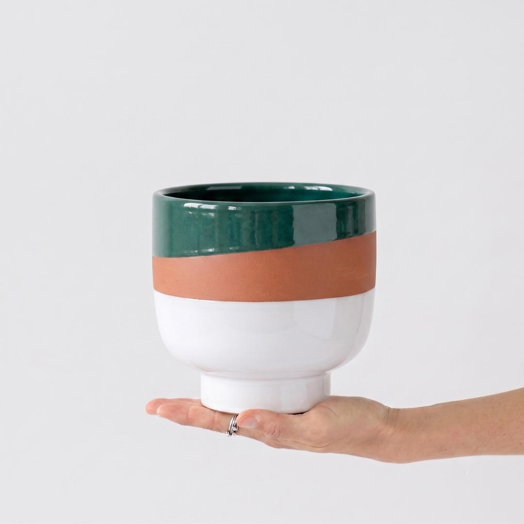 Shing Plinth Planter - Tricolor