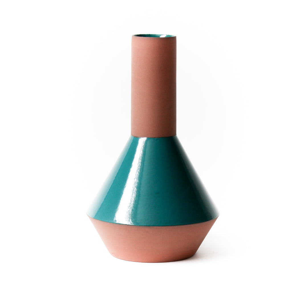 Flake Rim Vase Z1 - Viridian - Shop Online!