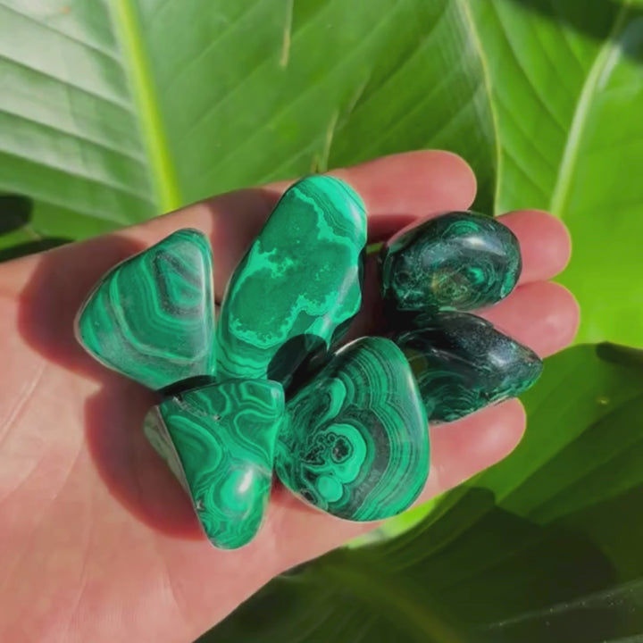 Malachite Tumbled Stone