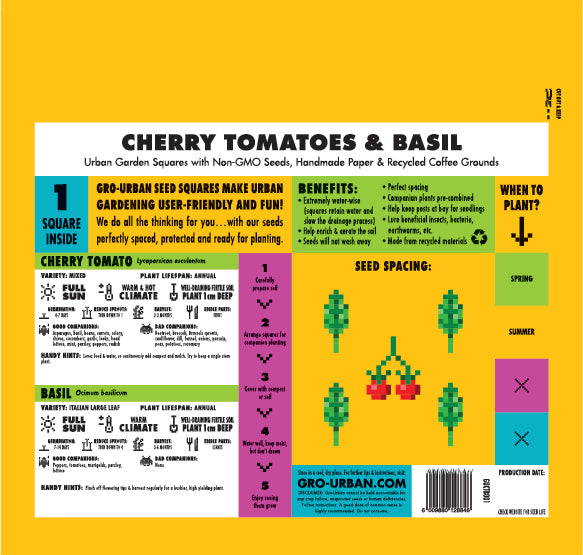 Cherry Tomatoes & Basil - Shop Online!