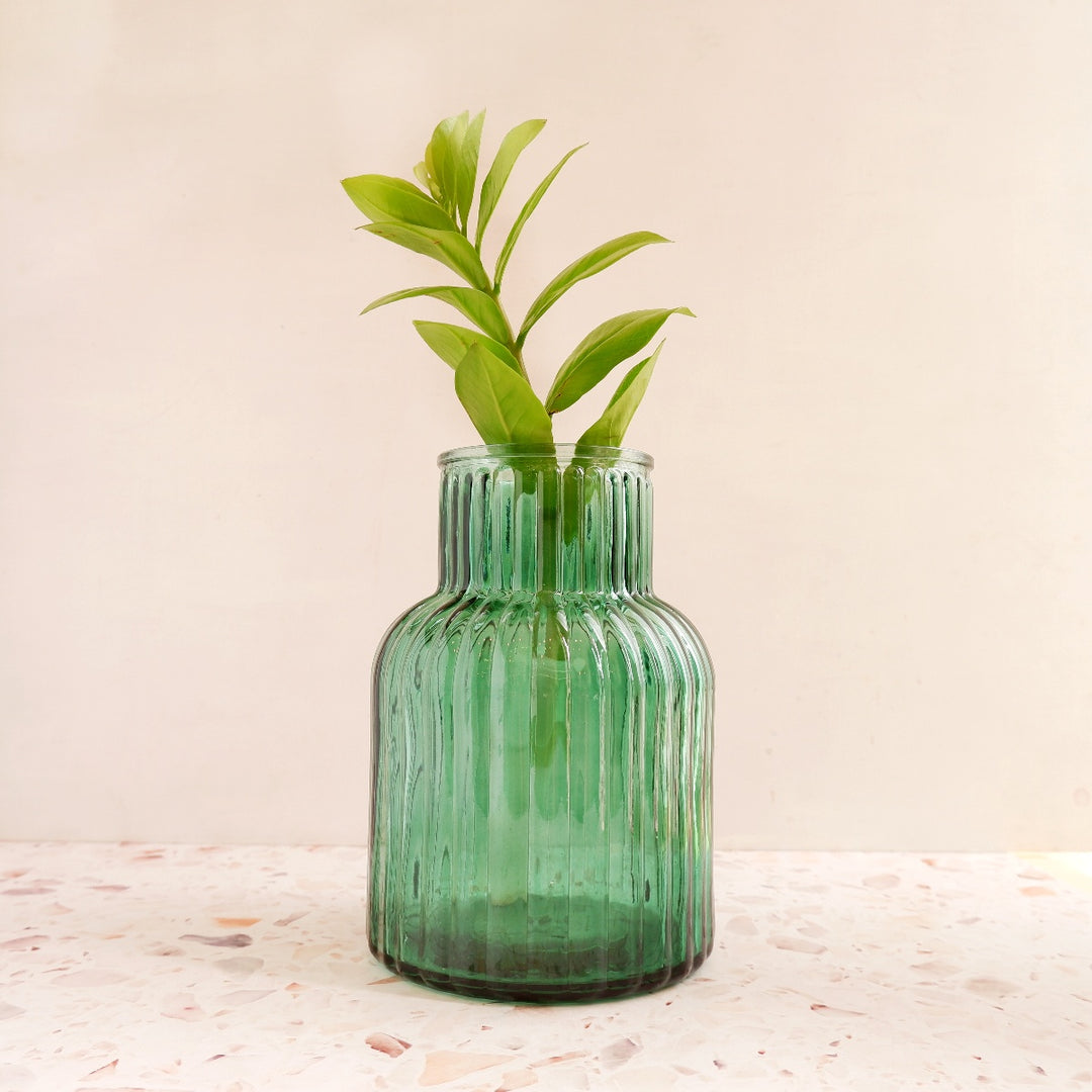 Glass Vase - Retro Green - Shop Online!